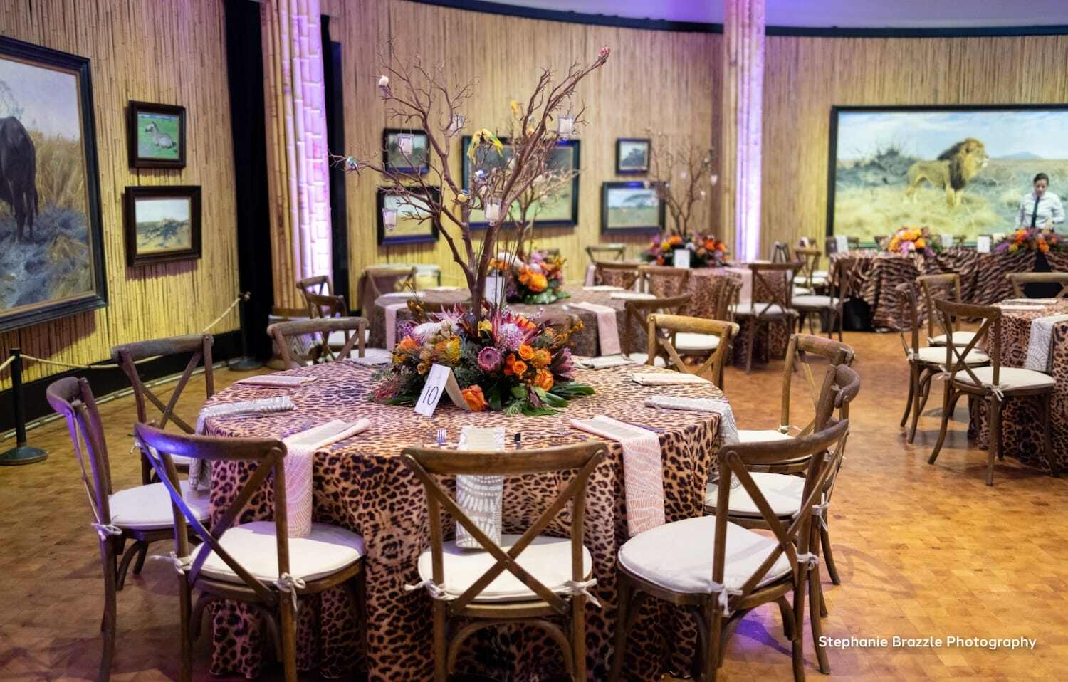 wedding reception table