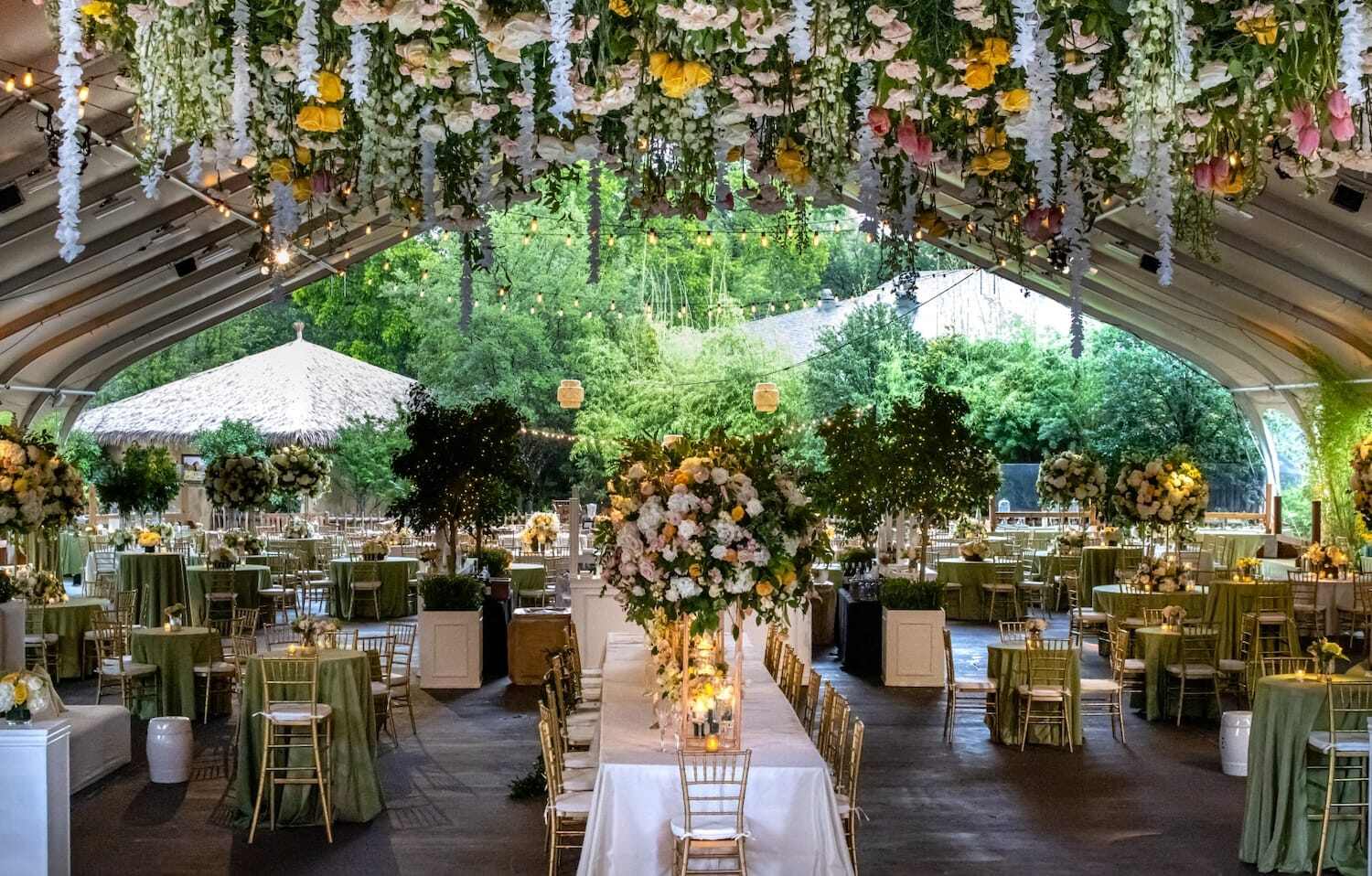 Wedding table setup